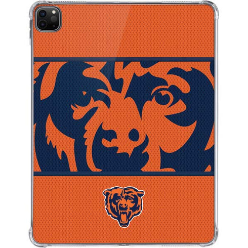NFL Chicago Bears Zone Block iPad Pro 11in (2024) Clear Case