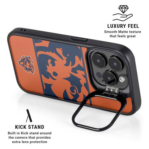 NFL Chicago Bears Zone Block iPhone 13 Pro Kickstand Case
