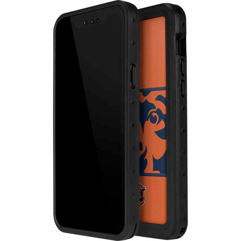 NFL Chicago Bears Zone Block iPhone 15 Pro Waterproof Case