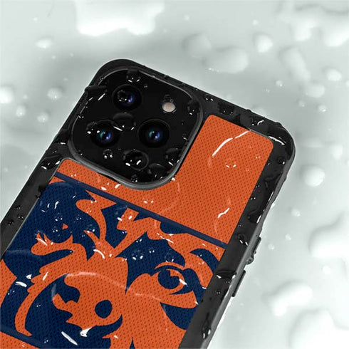 NFL Chicago Bears Zone Block iPhone 15 Pro Waterproof Case