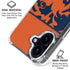 NFL Chicago Bears Zone Block iPhone 16 Clear Case