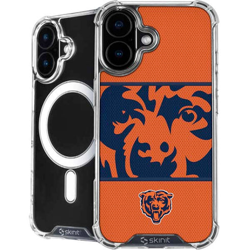 NFL Chicago Bears Zone Block iPhone 16 Plus MagSafe Case