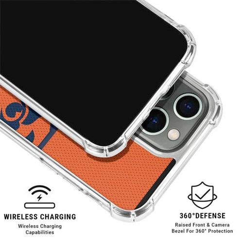 NFL Chicago Bears Zone Block iPhone 16 Pro Clear Case