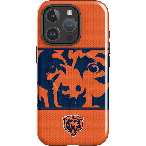 NFL Chicago Bears Zone Block iPhone 16 Pro Max Magsafe Impact Case