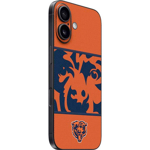 NFL Chicago Bears Zone Block iPhone 16 Skin