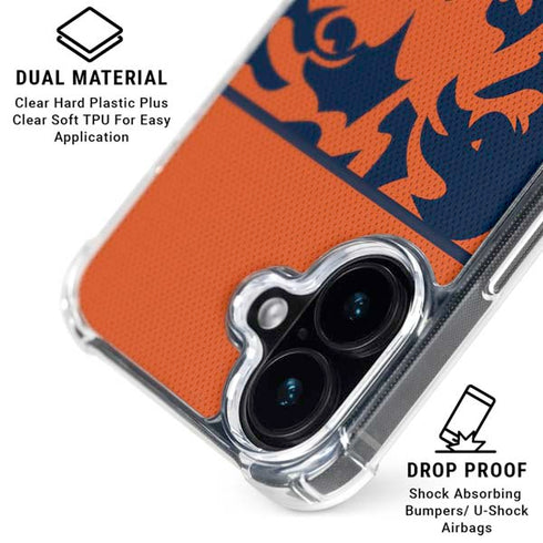 NFL Chicago Bears Zone Block iPhone 17 Clear Case