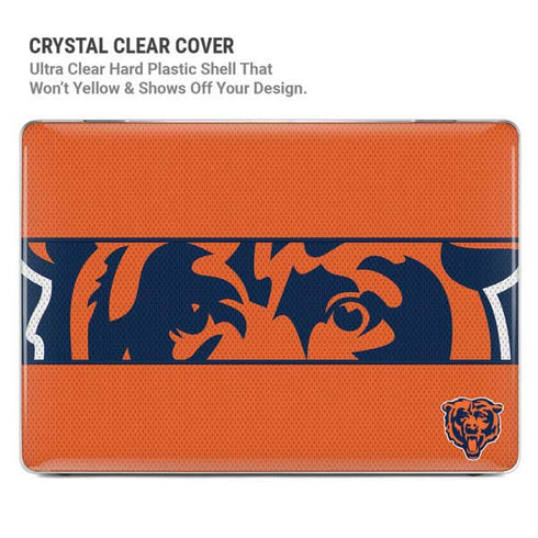NFL Chicago Bears Zone Block MacBook Pro 14in (2021-24) Case plus Skin
