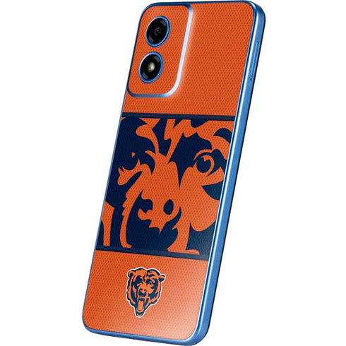 NFL Chicago Bears Zone Block Moto G Play 4G (2024) Skin