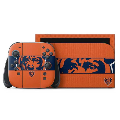 NFL Chicago Bears Zone Block Nintendo Skins