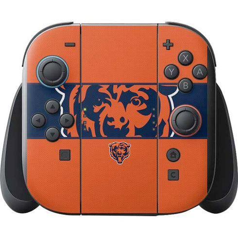 NFL Chicago Bears Zone Block Nintendo Switch 2 (2025) with Joy-Con Skin