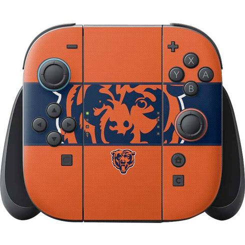 NFL Chicago Bears Zone Block Nintendo Switch 2 (2025) Joy-Con Controller Skin