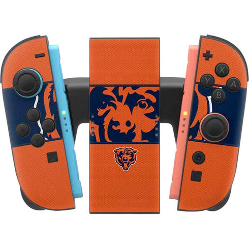 NFL Chicago Bears Zone Block Nintendo Switch 2 (2025) Joy-Con Controller Skin