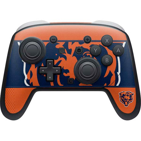 NFL Chicago Bears Zone Block Nintendo Skins