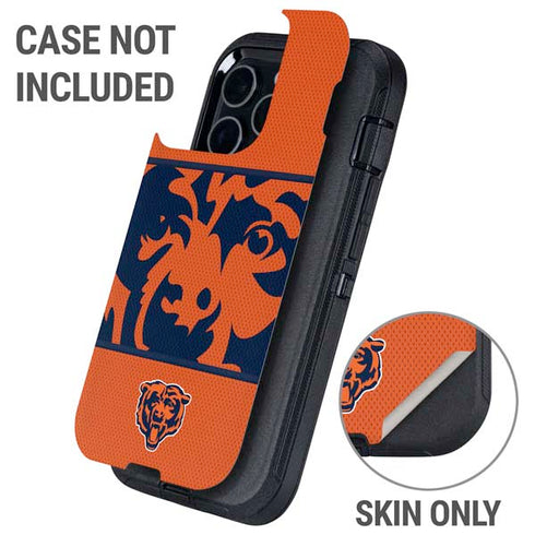 NFL Chicago Bears Zone Block Otterbox Defender iPhone Skin
