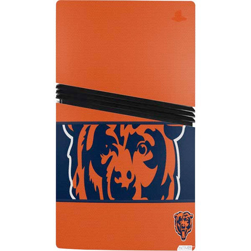 NFL Chicago Bears Zone Block PS5 Pro Console Skin