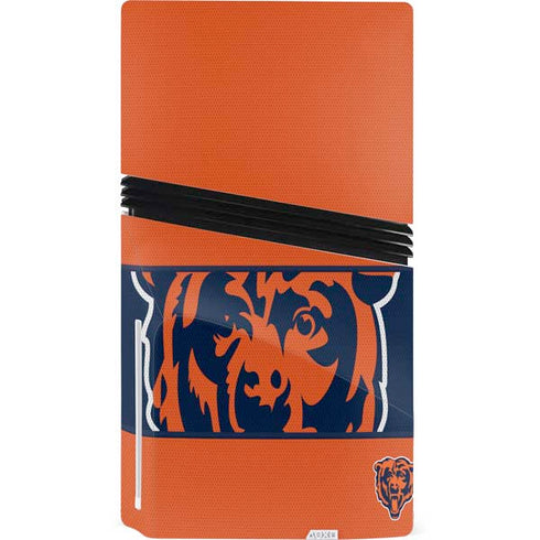NFL Chicago Bears Zone Block PS5 Pro Disk Console Skin