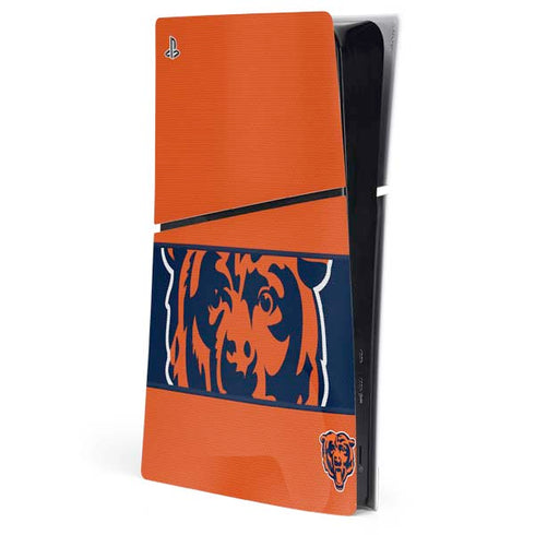 NFL Chicago Bears Zone Block PS5 Slim Digital Edition Console Skin
