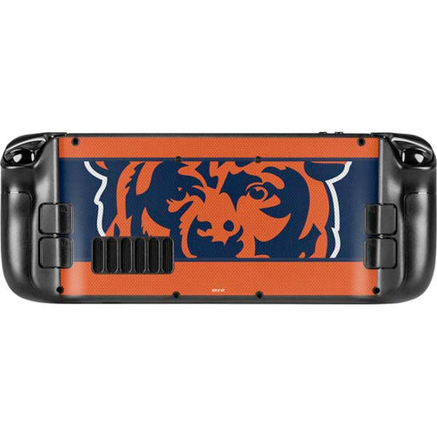 NFL Chicago Bears Zone Block Steam Deck Handheld Gaming Computer Skin