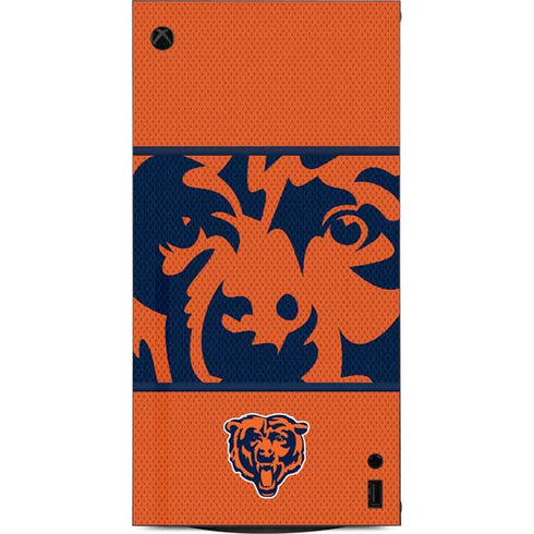 NFL Chicago Bears Zone Block XBox Series X Digital Edition Console Skin