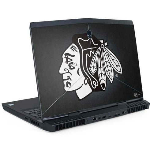 NHL Chicago Blackhawks Black Background Dell Alienware Skin