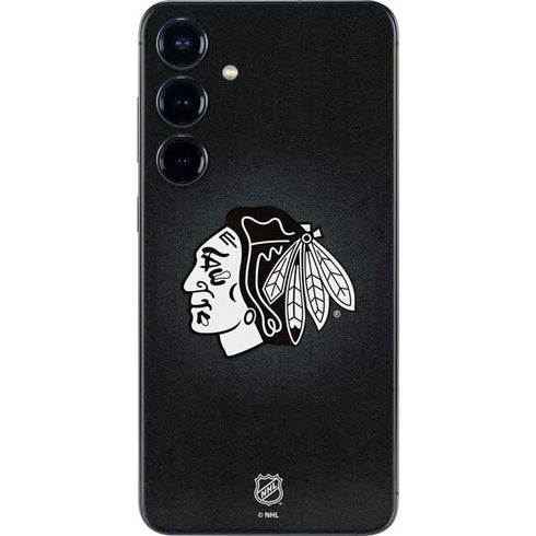 NHL Chicago Blackhawks Black Background Galaxy A16 5G Skin