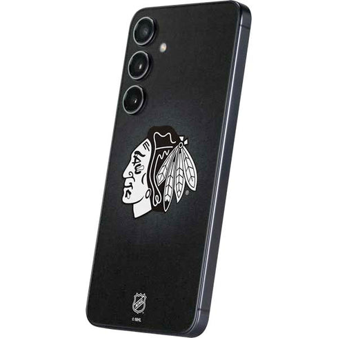 NHL Chicago Blackhawks Black Background Galaxy A16 5G Skin