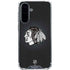 NHL Chicago Blackhawks Black Background Galaxy A36 5G Clear Case