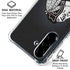 NHL Chicago Blackhawks Black Background Galaxy A36 5G Clear Case