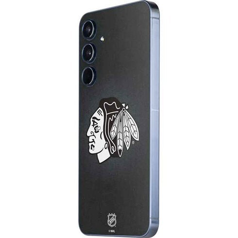 NHL Chicago Blackhawks Black Background Galaxy A36 5G Skin