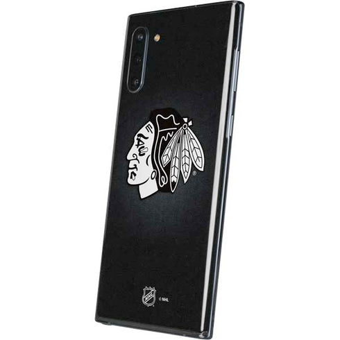 NHL Chicago Blackhawks Black Background Galaxy Note 10 Skin