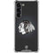 NHL Chicago Blackhawks Black Background Galaxy S24 FE Clear Case
