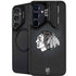 NHL Chicago Blackhawks Black Background Galaxy S24 FE Kickstand Case
