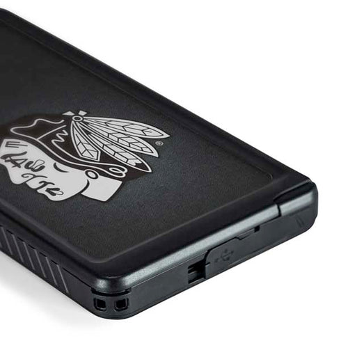 NHL Chicago Blackhawks Black Background Galaxy S24 Ultra Waterproof Case