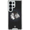 NHL Chicago Blackhawks Black Background Galaxy S25 Ultra Clear Case