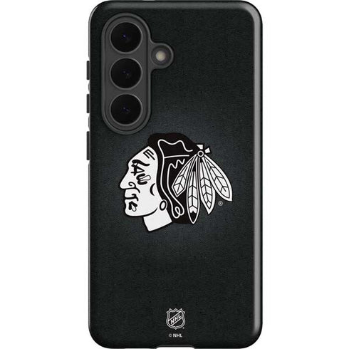 NHL Chicago Blackhawks Black Background Galaxy S26 Impact Case