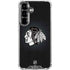 NHL Chicago Blackhawks Black Background Galaxy S26 Plus Clear Case
