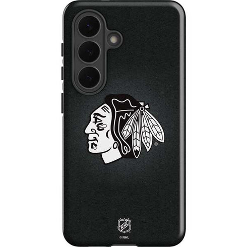 NHL Chicago Blackhawks Black Background Galaxy S26 Plus Impact Case