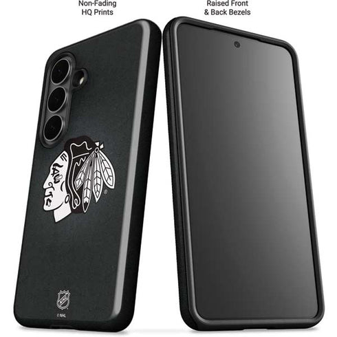 NHL Chicago Blackhawks Black Background Galaxy S26 Plus Impact Case