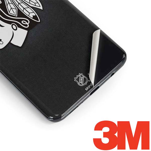 NHL Chicago Blackhawks Black Background Galaxy S9 Skin