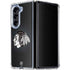 NHL Chicago Blackhawks Black Background Galaxy Z Fold5 5G Clear Case