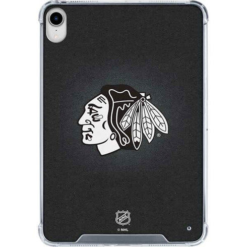 NHL Chicago Blackhawks Black Background iPad 11th Gen (2025) Clear Case