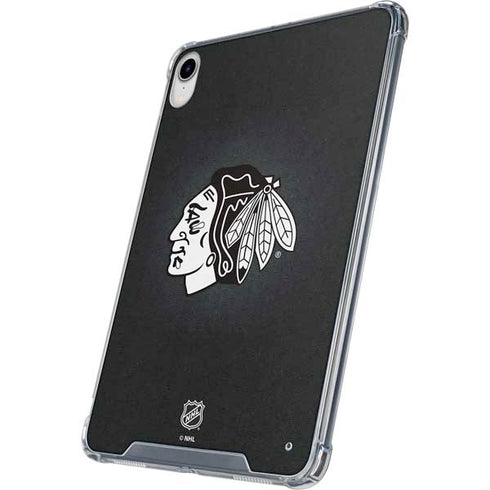 NHL Chicago Blackhawks Black Background iPad 11th Gen (2025) Clear Case