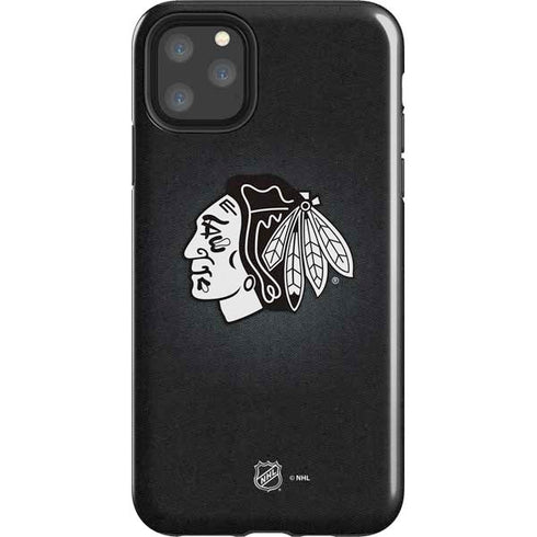 NHL Chicago Blackhawks Black Background iPhone Cases