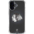 NHL Chicago Blackhawks Black Background iPhone 16 Clear Case