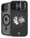 NHL Chicago Blackhawks Black Background iPhone 16 Kickstand Case