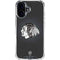 NHL Chicago Blackhawks Black Background iPhone 16 Plus Clear Case