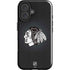 NHL Chicago Blackhawks Black Background iPhone 16 Plus Impact Case