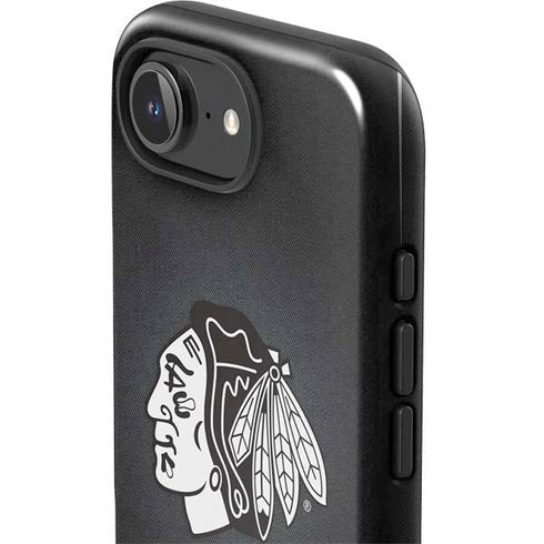 NHL Chicago Blackhawks Black Background iPhone 16e Impact Case