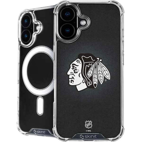 NHL Chicago Blackhawks Black Background iPhone 17 MagSafe Case