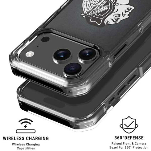 NHL Chicago Blackhawks Black Background iPhone 18 Pro Clear Case